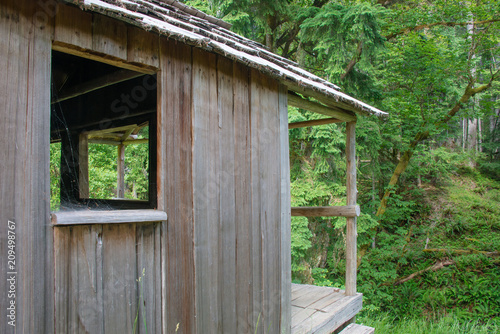 Cabin at Humes Ranch homestead, Olympic National Park photo