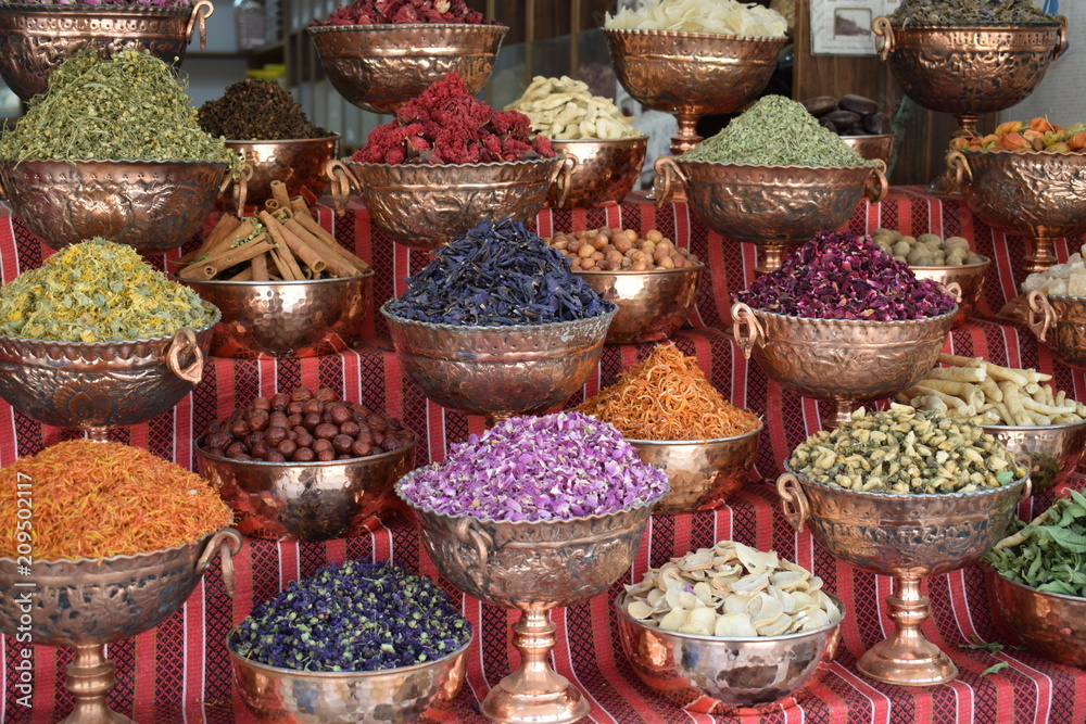 dry herbs on the market