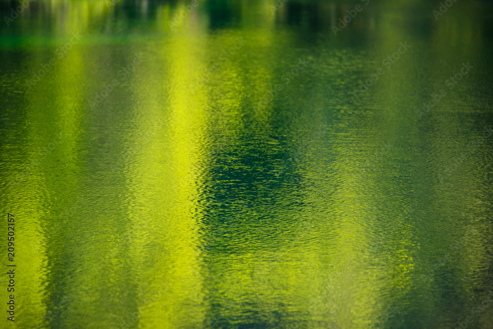 Reflection on the water
