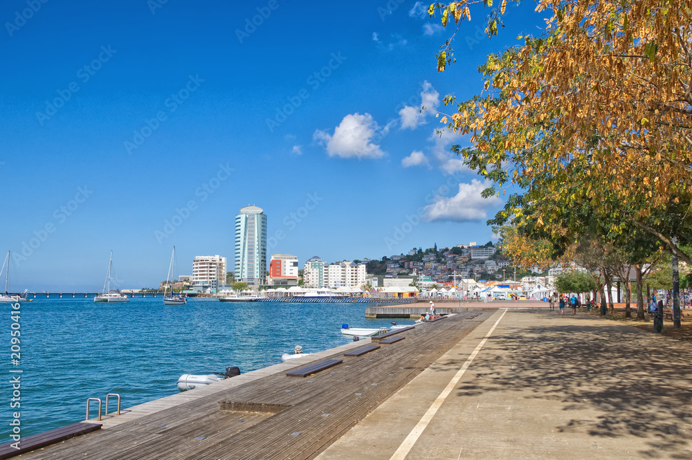 Fort de France view and skyline - Caribbean tropical island - Martinique