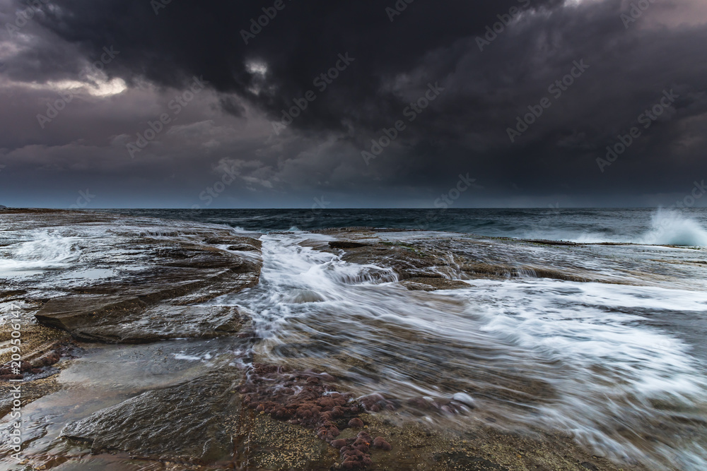 Fototapeta premium Stormy Morning Seascape