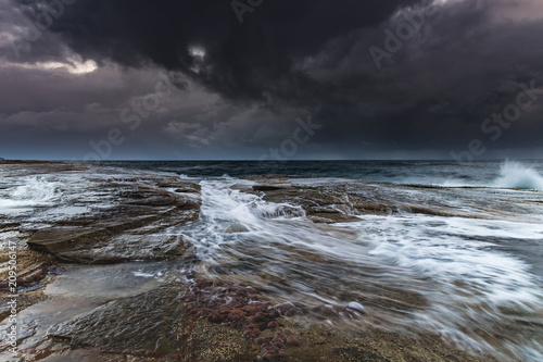 Stormy Morning Seascape © Merrillie