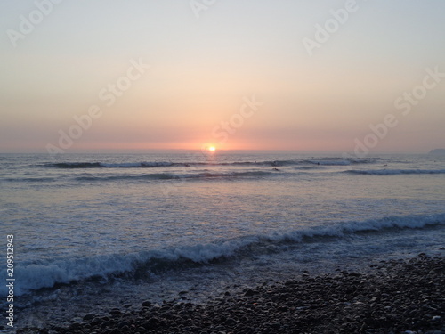 Konstfotografi una camara, un atardecer, perfecto