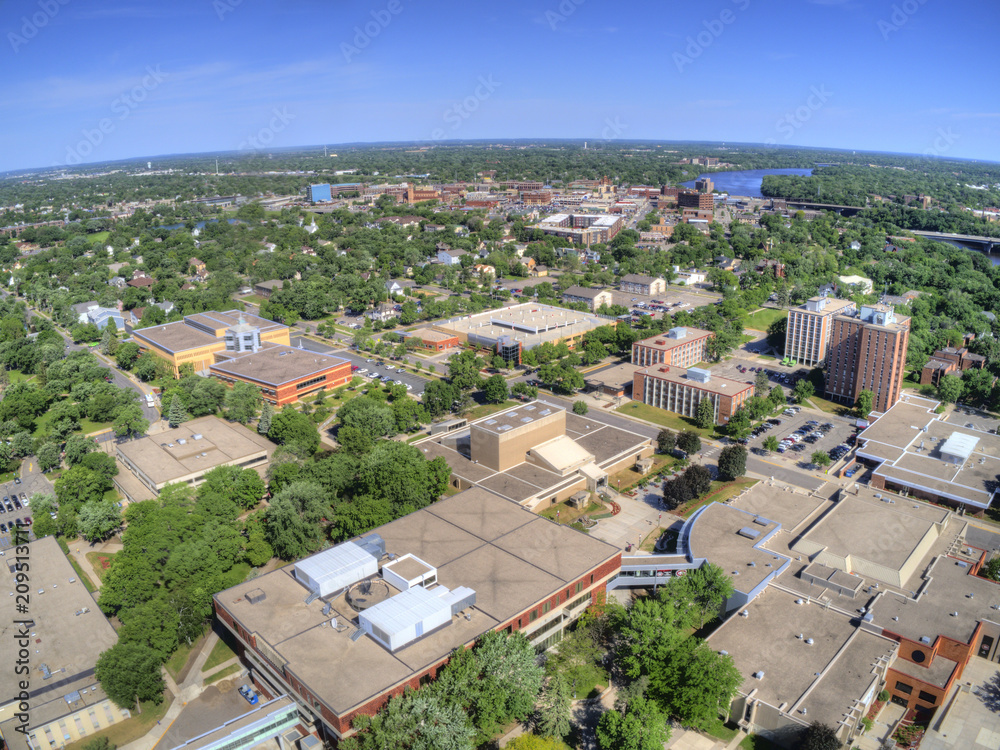 St. Cloud University is a College on the Mississippi River in Central Minnesota