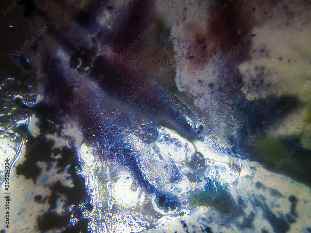 Obraz premium chemical experiment with paints