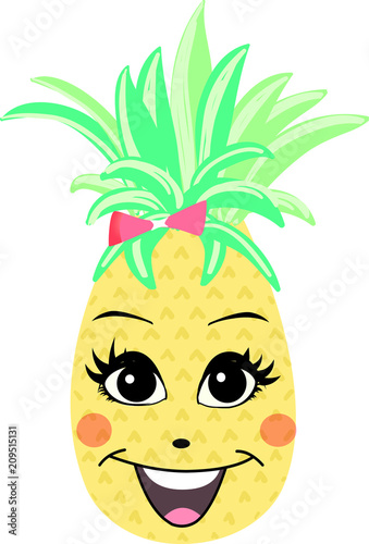 Pineapple girl