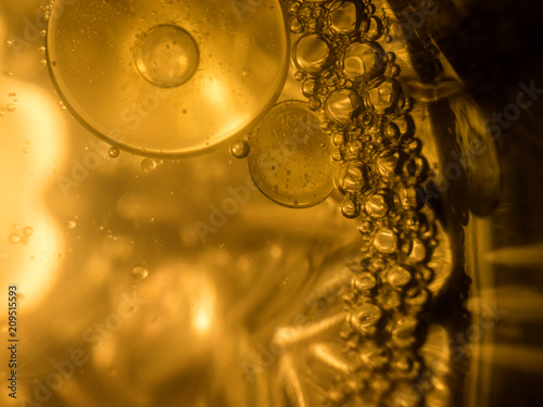 chemical experiment with paints