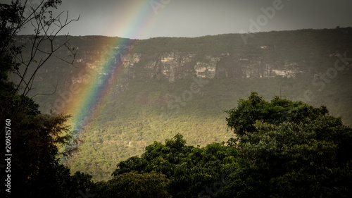 Villa Capao Palmeiras Bahia Brazil 08/14/2015, stone rainbow mountain green