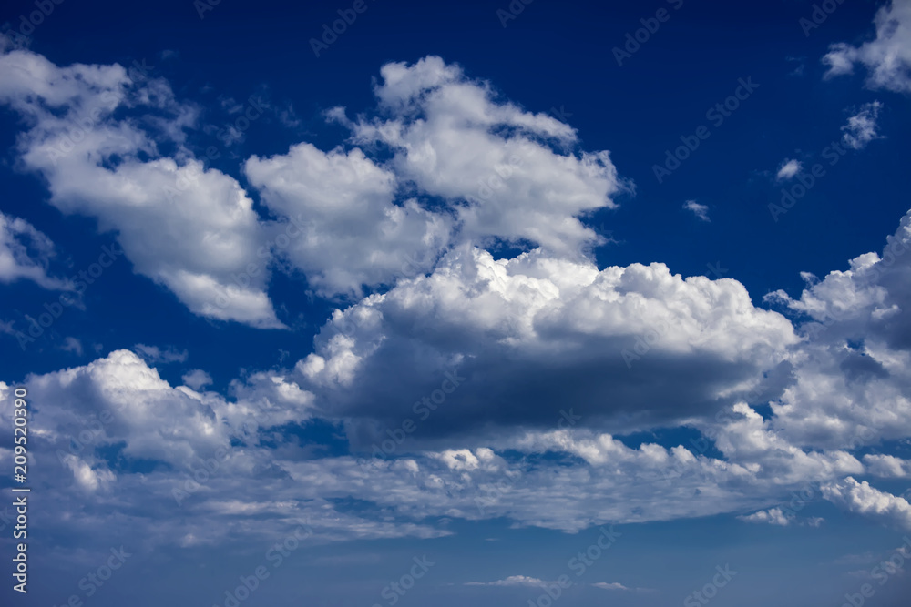 Blue sky with cloud. Clearing day and Good weather Blue sky with cloud. Clearing day and Good weather