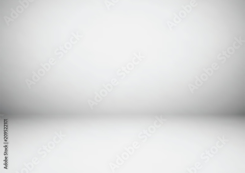 Empty gray studio room, used as background for display your products 