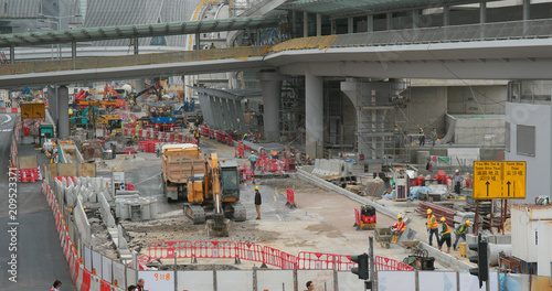 Photography Hong kong construction site
