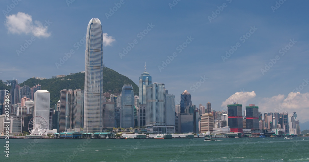 Fototapeta premium Hong Kong skyline