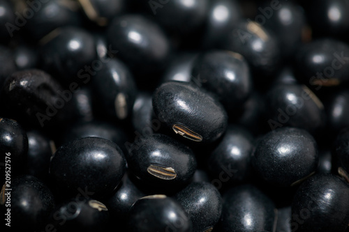 A lot of black beans for background © yooranpark