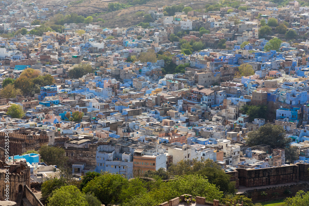 Jodhpur, the Blue City of Rajasthan in India, Asia