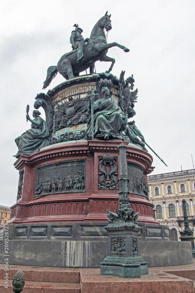 St. Petersburg, Reiterstatue von Zar Nikolaus I.