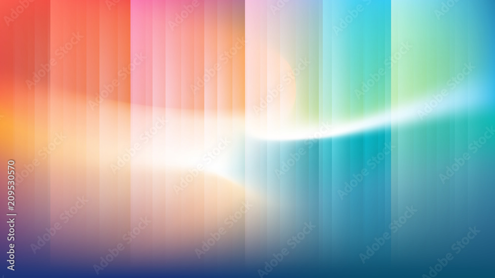 Colorful Wallpaper, Background, Flyer or Cover Design for Your Business with Abstract Striped and Blurred Pattern - Applicable for Reports, Presentations, Placards, Posters - Creative Vector Template