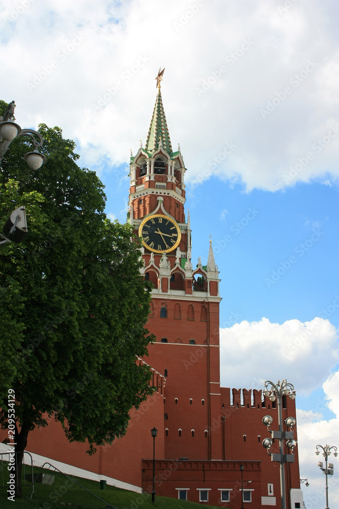 Clock tower of the Moscow Kremlin