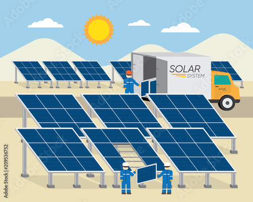 install solar farm