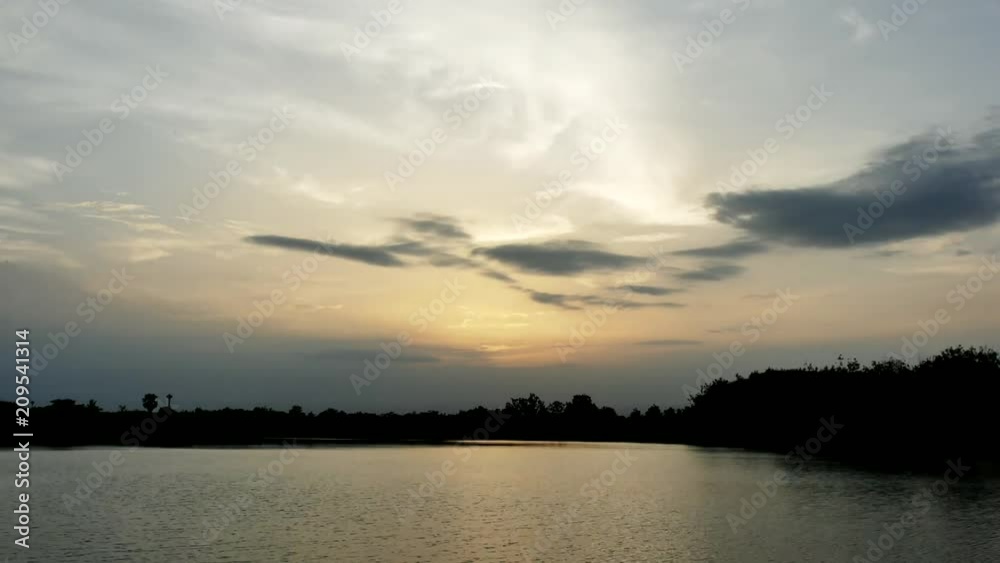 Time Lapse of Colorful dramatic sky with cloud at sunset Time Lapse of Colorful dramatic sky with cloud at sunset