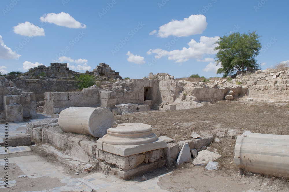 In ancient Salamis, Sunny day. Cyprus In ancient Salamis, Sunny day. Cyprus