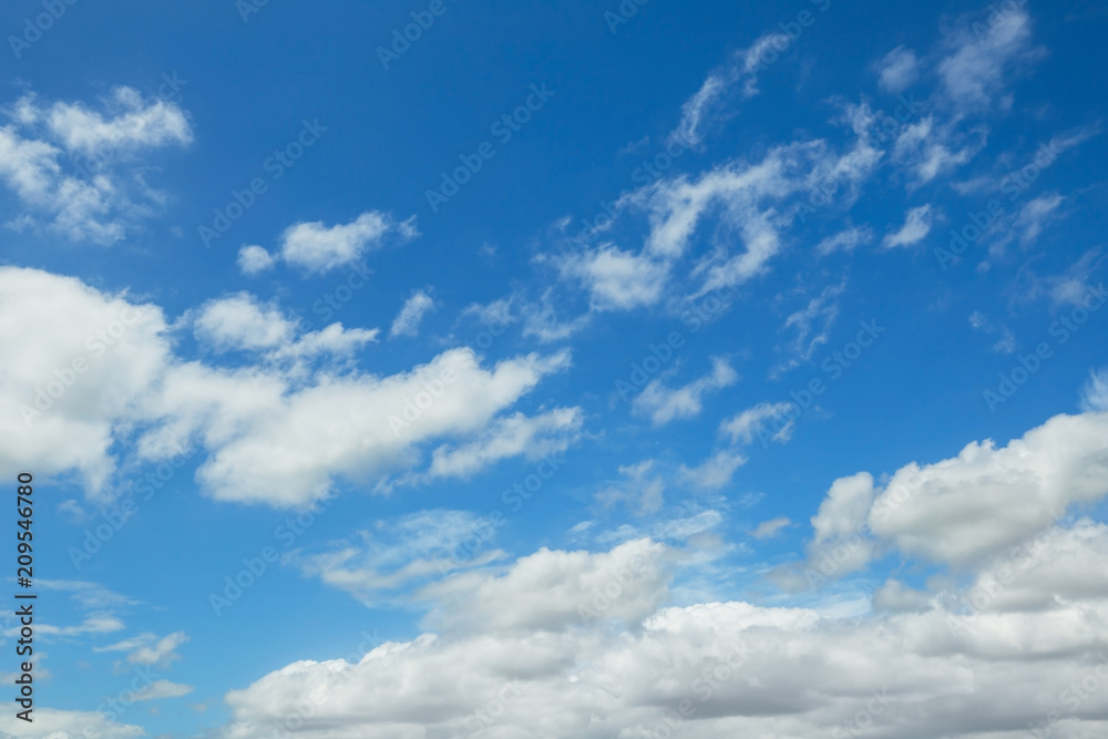 Clouds in the blue sky, natural background Clouds in the blue sky, natural background