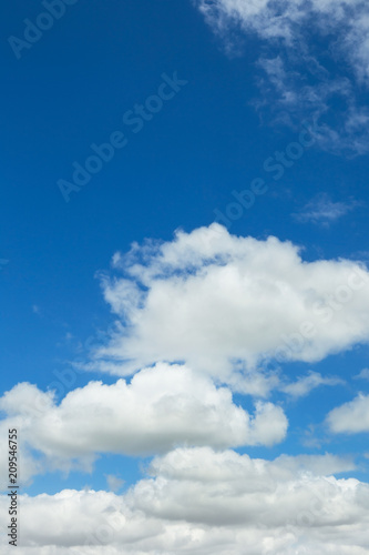Clouds in the blue sky  natural background