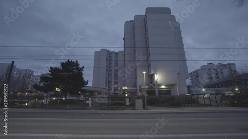 Small Highrise Complex in Kranichstein Darmstadt, Germany. photo