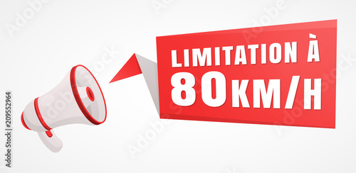 Limitation à 80km/h