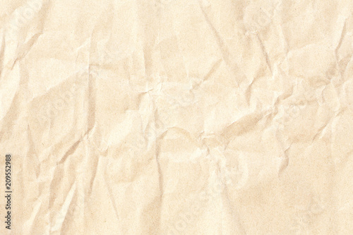 Old Crumpled brown paper texture