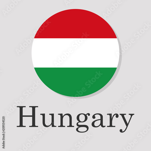 flag of Hungary in the form of a circle isolated on a gray background Free Download flag of Hungary in the form of a circle isolated on a gray background - GFXLoad