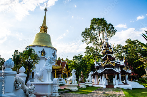 Beautiful landscape of Watphadarabhirom temple photo