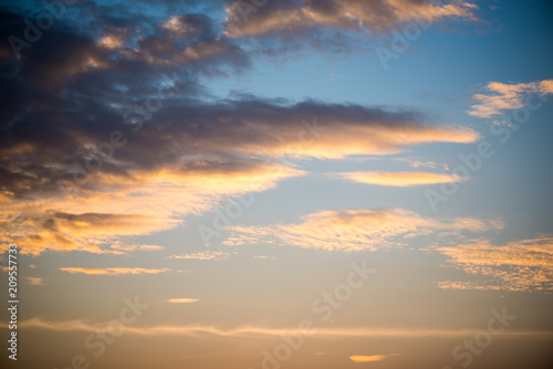 sunset sky background,clouds with background. © pinglabel