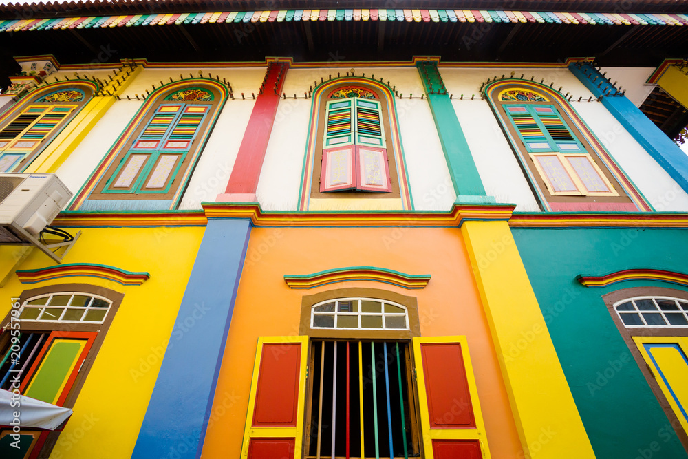 Fototapeta premium Architektura na Little India Singapore