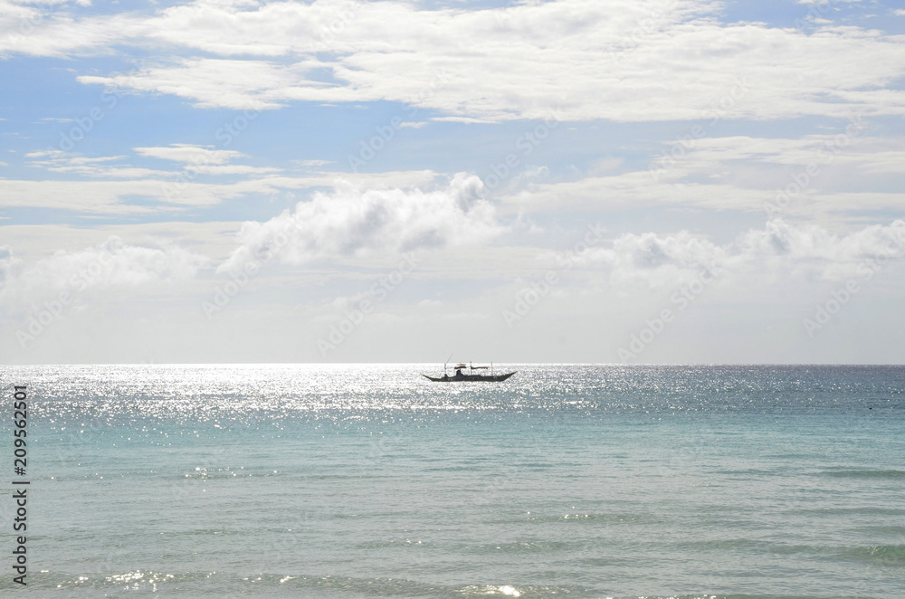 Obraz premium Boracay, the Beautiful tropical island at Philippine.