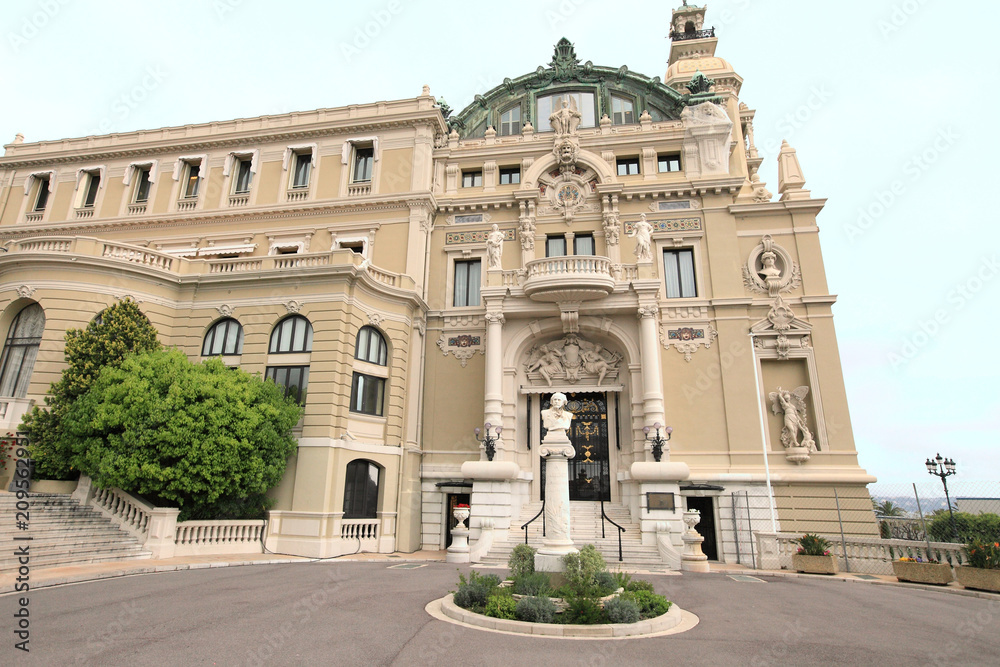 beautiful architecture of Monte Carlo, Monaco