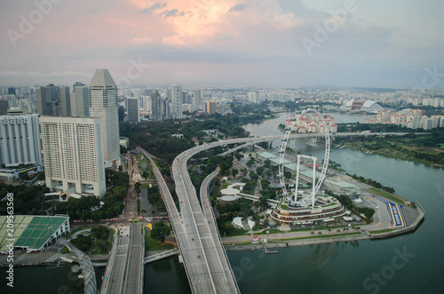 Fototapeta Naklejka Na Ścianę i Meble -  Singapour - Marina Bay