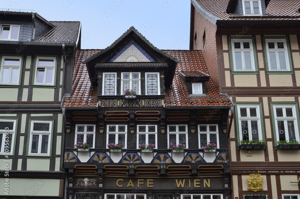 Fachwerkhaus 'Cafe Wien' in Wernigerode Fachwerkhaus 'Cafe Wien' in Wernigerode