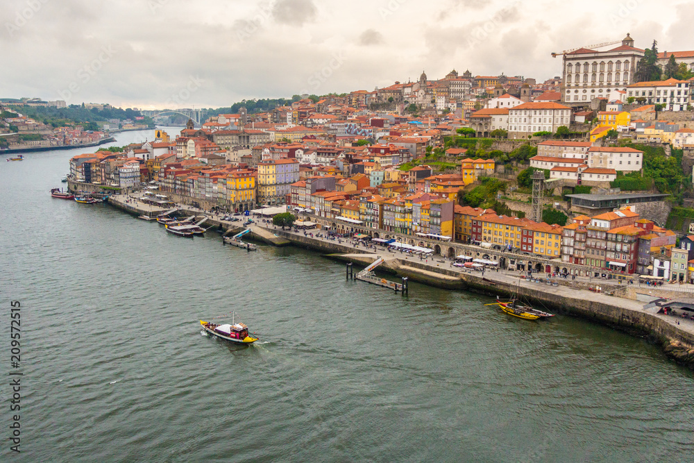 Douro river and Porto city
