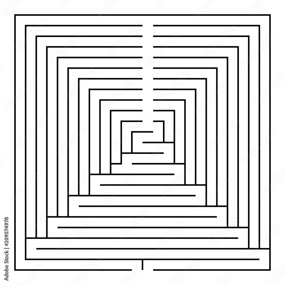 Black square maze(24x24)