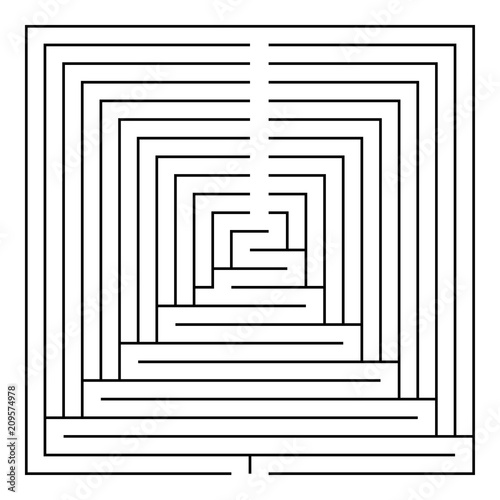 Black square maze(24x24)