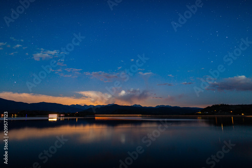 Night sky at Granby Lake