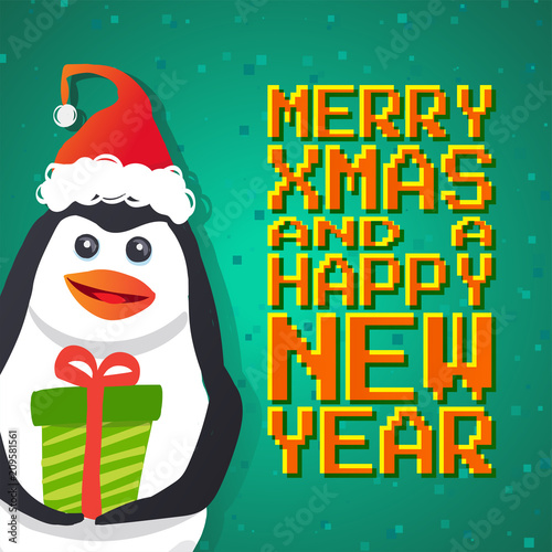 Penguin Greeting Card (ID: 209581561)