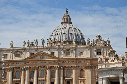 Roma, città del Vaticano, la basilica di San Pietro