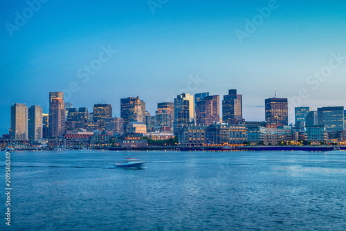 View of Boston downtown, USA