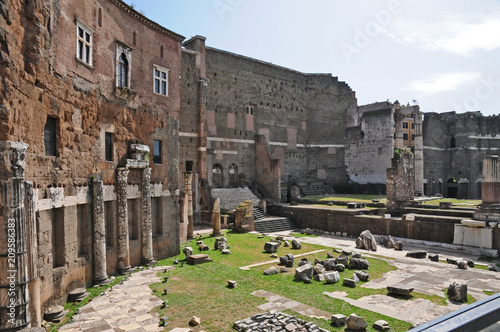 Roma, i Fori  di Traiano da via del Fori Imperiali photo