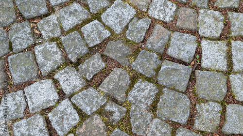Pflastersteine Hintergrund, graue Steine, Weg Hintergrund