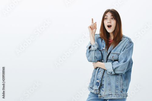 Canvas Print Girl finally understood something