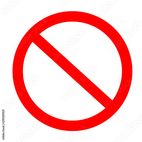 entrance is forbidden sing vector