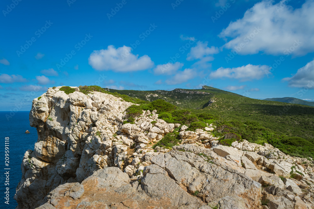 Rocks on sardinian coast