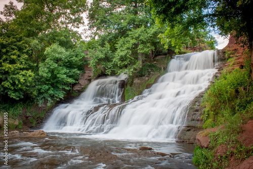 Dzhurinsky waterfall - a waterfall on the river Dzhurin in Zaleschitsky district of Ternopil region of Ukraine. The height of the waterfall is 16 meters.